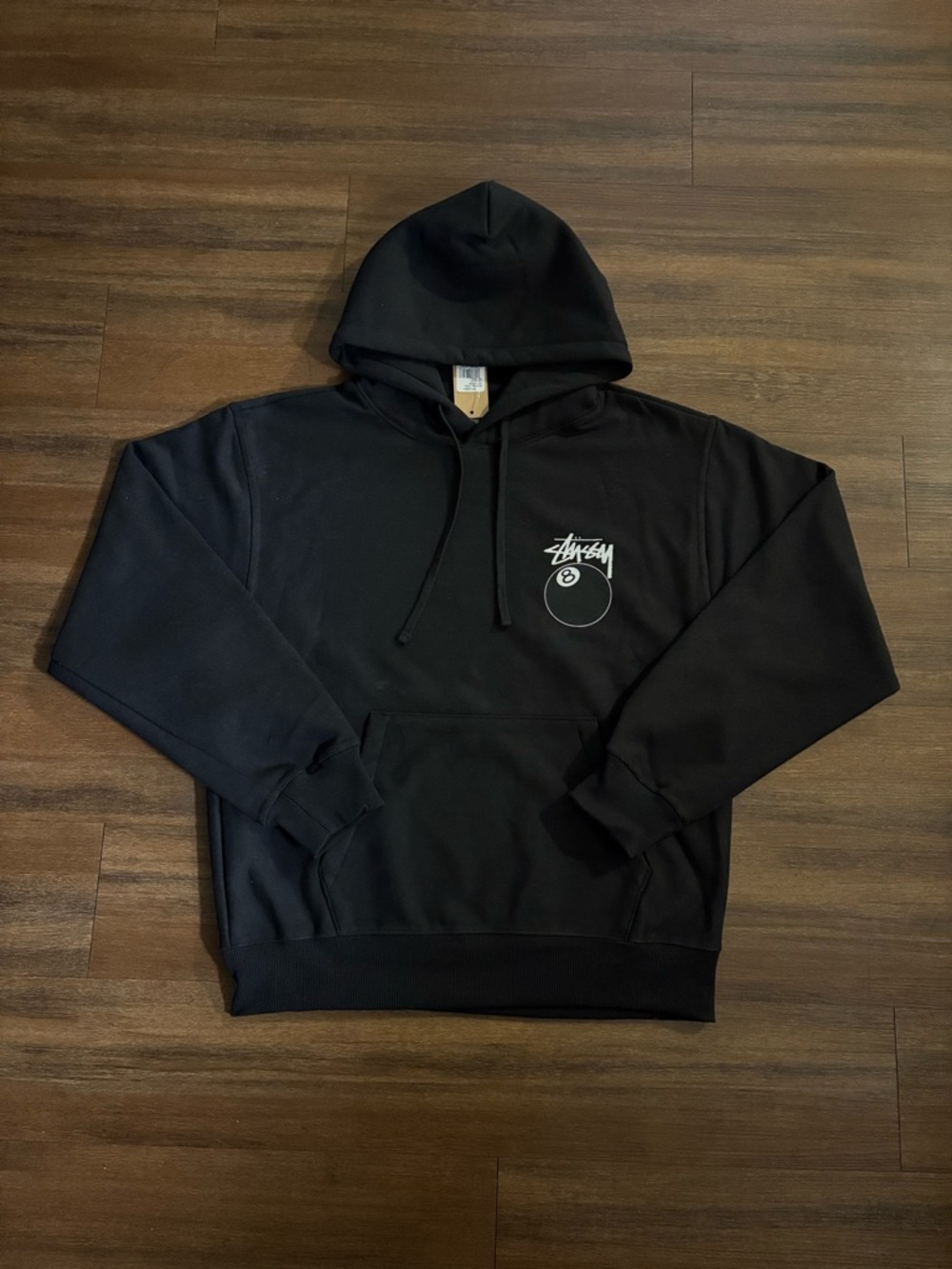 Stussy 8 Ball Hoodie Black